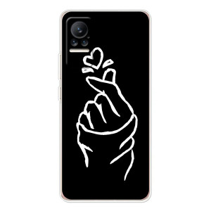 Чохол (Знак сердечка) для Xiaomi Civi – Сердечко на чорному