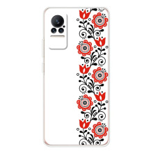 Чехол для Патриота Украины Xiaomi Civi - (AlphaPrint) (Яркая вишиванка)