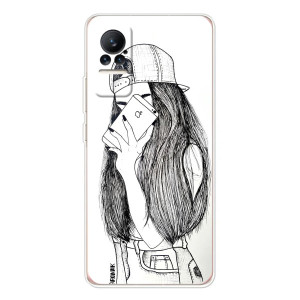 Чехол с печатью для Xiaomi Civi - (Мода) (AlphaPrint)