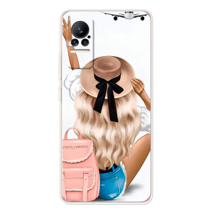 Чехол с печатью для Xiaomi Civi - (Мода) (AlphaPrint)