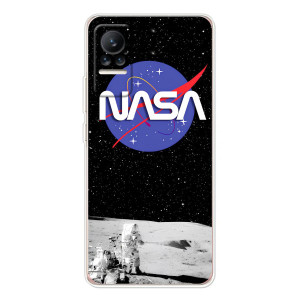 Силіконовый бампер з принтом "Наса" на Xiaomi Civi – Nasa на місяці