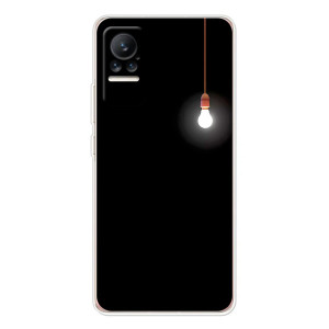 Чехол с картинками на черном фоне для Xiaomi Civi – Лампочка