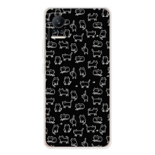 Чехол с принтом для Xiaomi Civi (AlphaPrint) Модные коты (Меленькие котики)