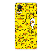 Чехол с принтом для Сиви - (Прикольные) (AlphaPrint) (Белая уточка)