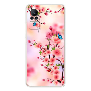 Чехол с принтом САКУРЫ на Xiaomi Civi – Бабочки на сакуре