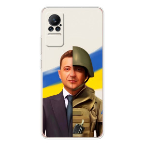 Чехол для Xiaomi Civi (AlphaPrint - с принтом Зеленского)