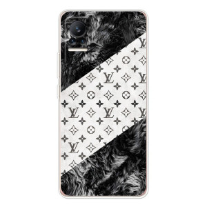 Чехол Стиль Louis Vuitton на Xiaomi Civi – LV на белом