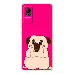 Чехол (ТПУ) Милые собачки для Xiaomi Civi – Веселый Мопсик