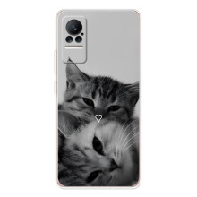 Чехол с рисунком кот на Xiaomi Civi (Пара котов)