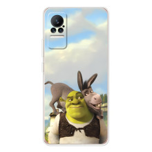 Чохол з мультфільмом Шрек на Xiaomi Civi – Шрек і осел