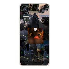 Чехол как приручить дракона на Xiaomi Civi (Дракон коллаж)