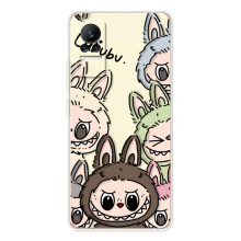 Чехол с Лабубу на Xiaomi Civi (Коллаж Лабубу)