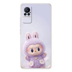 Чехол с принтом Лабубу для Xiaomi Civi – Фиолетовый Лабубу