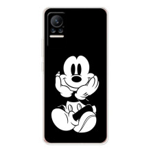 Міккі Маус чохол для Xiaomi Civi (AlphaPrint - Мультяшні) (Маус на чорному)