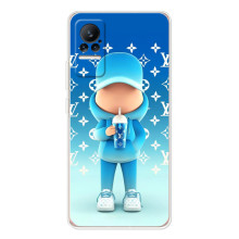 Крутые Чехлы Луи Виттон для Xiaomi Civi (AlphaPrint) (Парень LV)