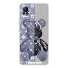 Крутые Чехлы Луи Виттон для Xiaomi Civi (AlphaPrint) (Робот Мишка)