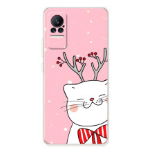 Новогодние Чехлы для Сиви (VPrint) (Зимний кот)