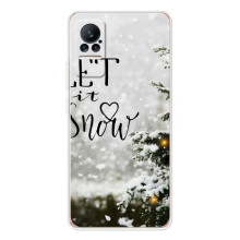 Новогодние, Праздничные Чехлы для Xiaomi Civi - 2024 год (Let it snow)