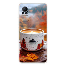 Чехол с уникальным дизайном «Осень с кофе» для Xiaomi Civi – Кофе на природе