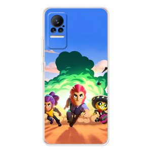 Силиконовый Чехол на Xiaomi Civi с картинкой Brawl Stars – Бравел Старс