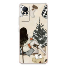 Рождественские, Праздничные Чехлы для Сиви (Девушка с елкой)