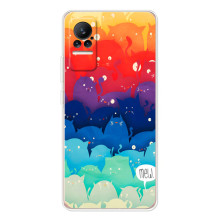 Силиконовый чехол с котиком для Xiaomi Civi