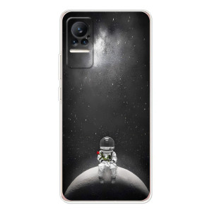 Силиконовый Чехол с принтом "Космонавты" на Xiaomi Civi – Космонавт романтик