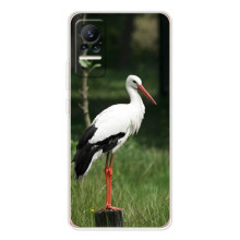 Силиконовый чехол с птичкой на Xiaomi Civi (Лелека)