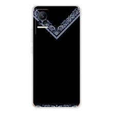 Силиконовый Чехол на Xiaomi Civi (Воротник вышиванки)