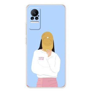 Силіконовый Чохол на Xiaomi Civi з картинкой Модных девушек – Жовта кепка