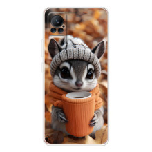 Печатный чехол «Зверята с кофе» для Xiaomi Civi