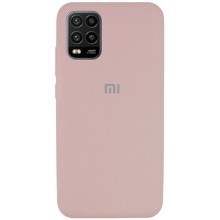 Чехол Silicone Cover Full Protective (AA) для Xiaomi Mi 10 Lite (Розовый)