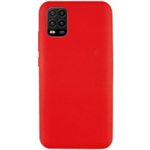 Чехол Silicone Cover Full without Logo (A) для Xiaomi Mi 10 Lite (Красный)