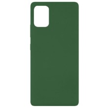 Чехол Silicone Cover Full without Logo (A) для Xiaomi Mi 10 Lite (Зеленый)