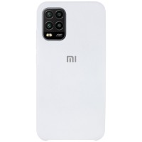 Чехол Silicone Cover (AAA) для Xiaomi Mi 10 Lite – Белый