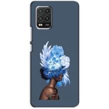 Чехлы (ART) Цветы на Xiaomi Mi 10 Lite (VPrint) (Цветы на голове)