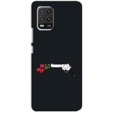 Чехлы (ART) Цветы на Xiaomi Mi 10 Lite (VPrint) (Неожиданные цветы)