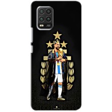 Чехлы для Xiaomi Mi 10 Lite (Leo чемпион) (AlphaPrint) (Месси Король)