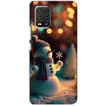 Чехлы на Новый Год Xiaomi Mi 10 Lite – Снеговик праздничный