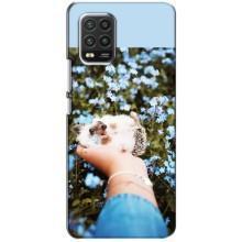 Чохли з зображенням різних тварин на Xiaomi Mi 10 Lite (Їжачок в руці)