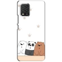 Чохли з зображенням різних тварин на Xiaomi Mi 10 Lite (Здивовані ведмедики)