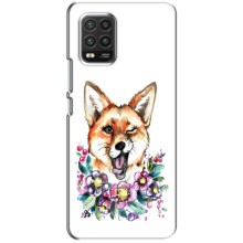 Чехлы с картинкой Лисички для Xiaomi Mi 10 Lite (VPrint) (Веселая лисичка)