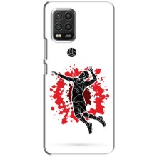 Чехлы с принтом Спортивная тематика для Xiaomi Mi 10 Lite (Волейболист)