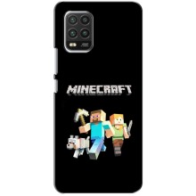 Чехол Майнкрафт на Xiaomi Mi 10 Lite (AlphaPrint) Minecraft (герои Minecraft)