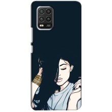 Чехол с печатью для Xiaomi Mi 10 Lite - (Мода) (AlphaPrint) (Красивая девочка)