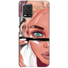 Чехол с печатью для Xiaomi Mi 10 Lite - (Мода) (AlphaPrint) (Макияж)