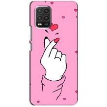 Чохол з принтом для Xiaomi Mi 10 Lite (AlphaPrint - Знак сердечка)