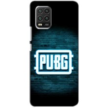 Чехол PUBG для Ксяоми Ми 10 Лайт (AlphaPrint) (Лого PUBG)