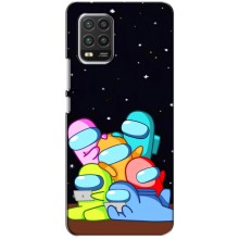 Чехол Амонг Ас для Xiaomi Mi 10 Lite (AlphaPrint) (Скины в космосе)