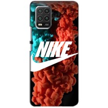 Чехол для Xiaomi Mi 10 Lite - с принтом Найк (AlphaPrint) (Дымчатый найк)